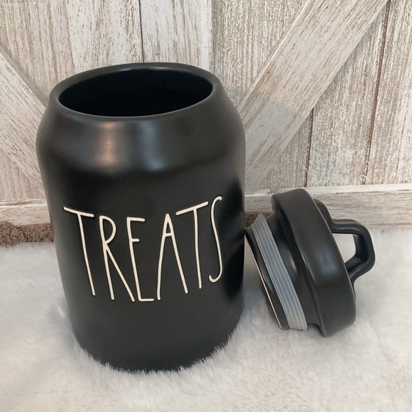 Rae Dunn 2019 Treats Canister in Black - Picture 2 of 7